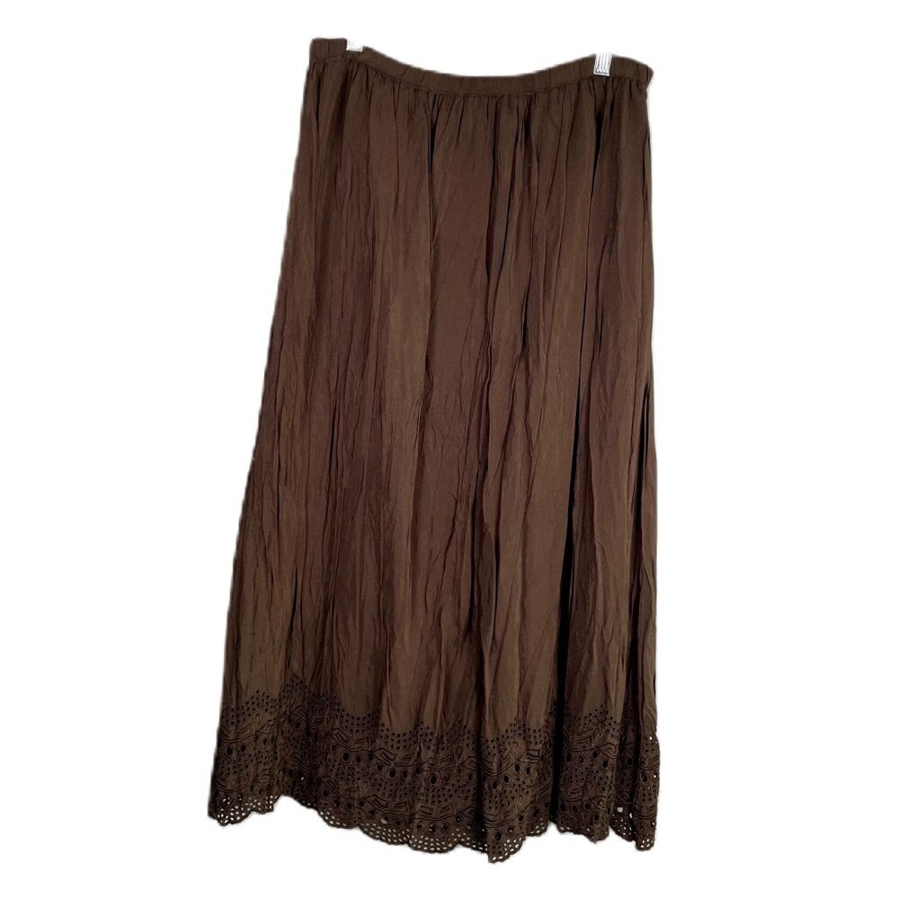 CHICO'S Maxi Broomstick Skirt - Size S